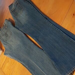 Lot Of 2 Pair Ladies Bluenotes Denim Jeans Flare 36" Waist